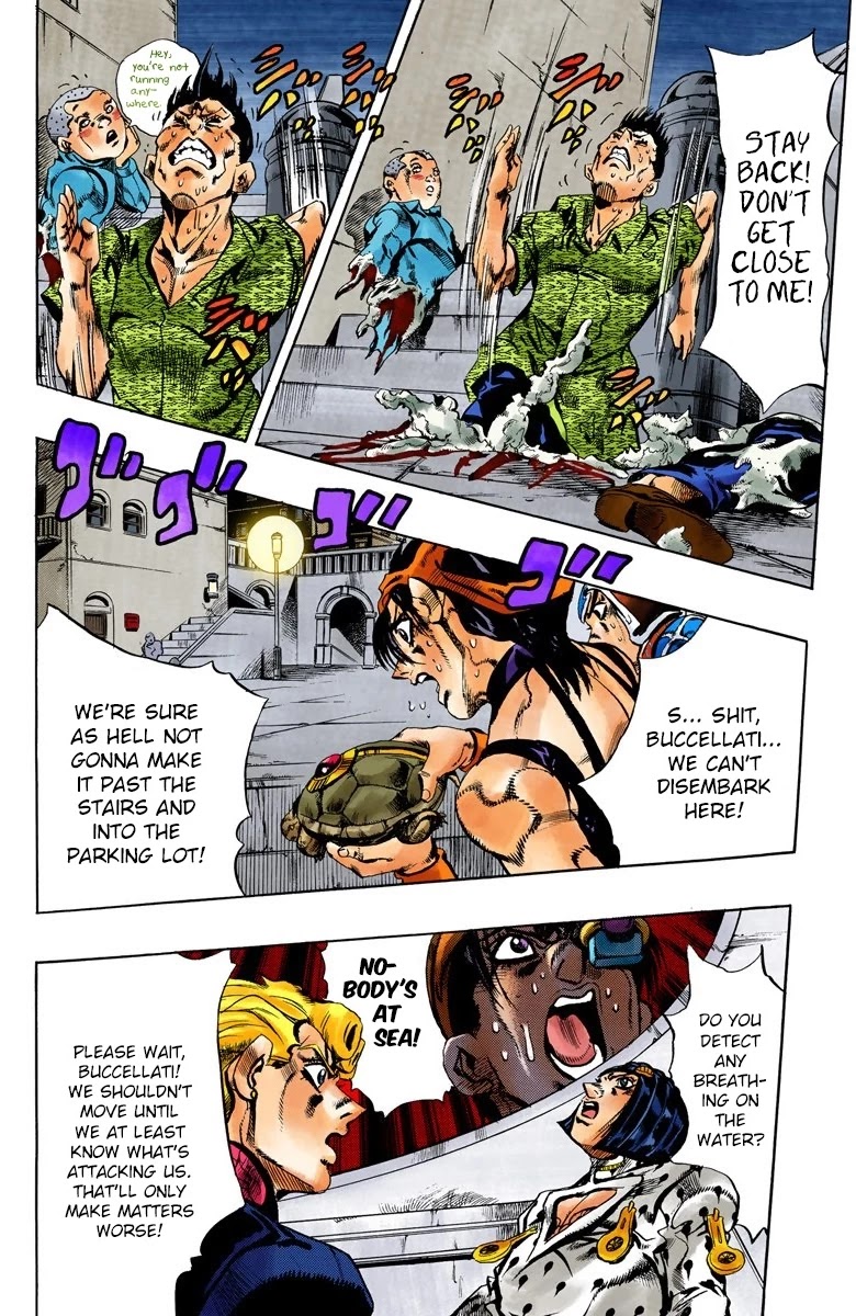 JoJo's Bizarre Adventure Part 5 - Vento Aureo (Official Colored) Chapter 114 page 12 - Chapter 114: Destination - The Coliseum in Roma!