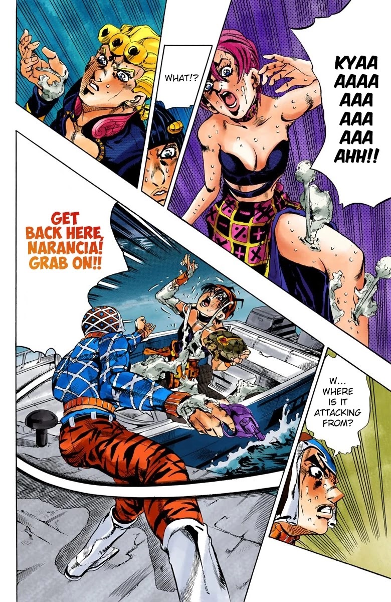JoJo's Bizarre Adventure Part 5 - Vento Aureo (Official Colored) Chapter 114 page 16 - Chapter 114: Destination - The Coliseum in Roma!