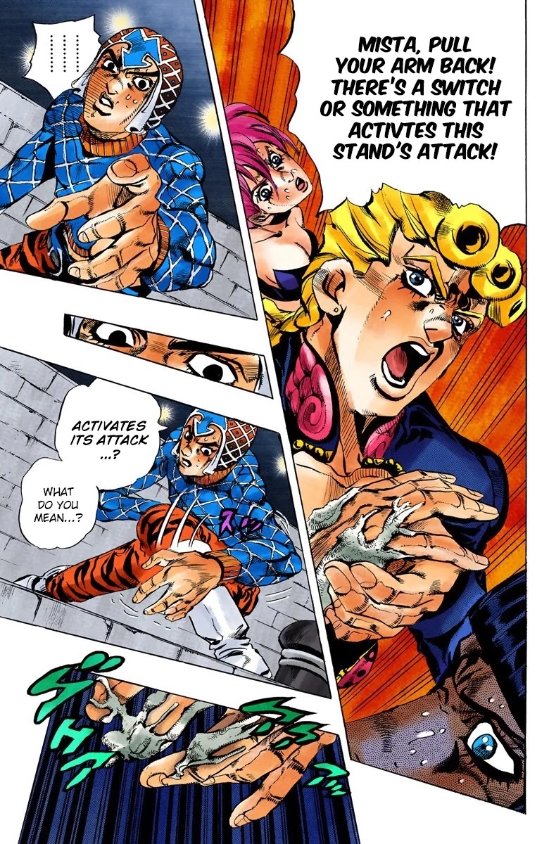 JoJo's Bizarre Adventure Part 5 - Vento Aureo (Official Colored) Chapter 114 page 17 - Chapter 114: Destination - The Coliseum in Roma!