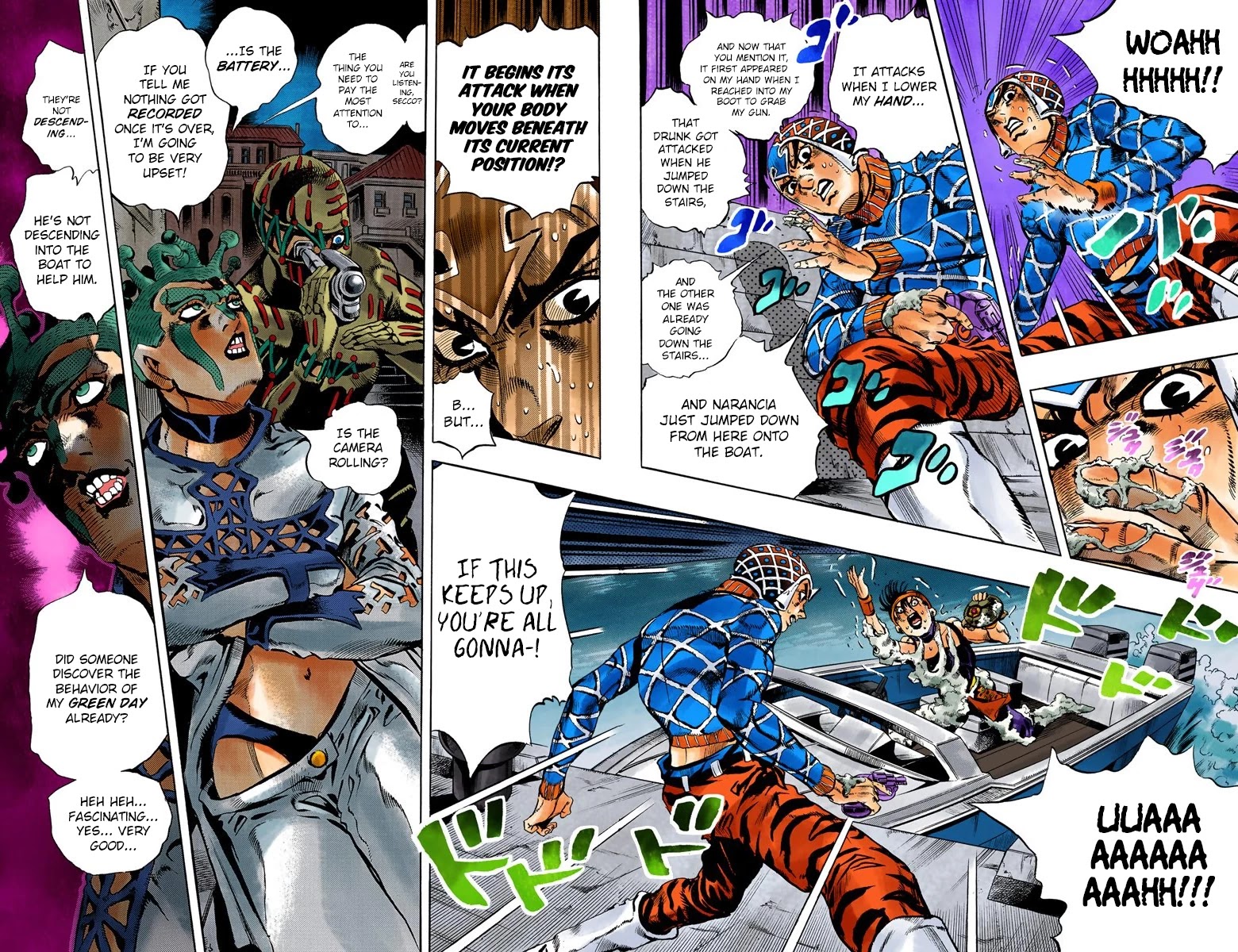 JoJo's Bizarre Adventure Part 5 - Vento Aureo (Official Colored) Chapter 114 page 18 - Chapter 114: Destination - The Coliseum in Roma!