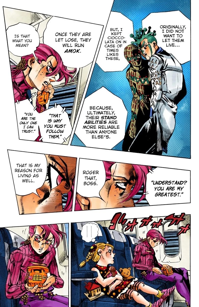 JoJo's Bizarre Adventure Part 5 - Vento Aureo (Official Colored) Chapter 114 page 6 - Chapter 114: Destination - The Coliseum in Roma!