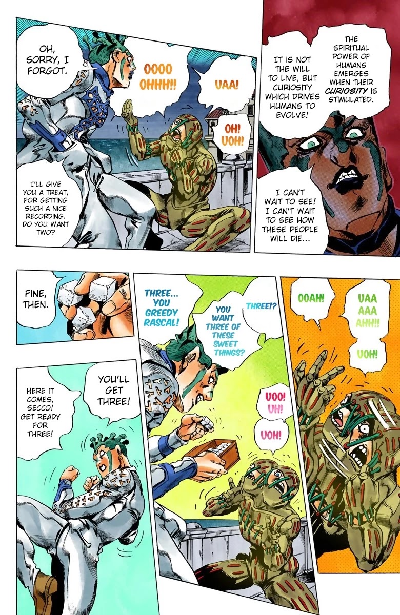 JoJo's Bizarre Adventure Part 5 - Vento Aureo (Official Colored) Chapter 115 page 15 - Chapter 115: Green Day and Oasis Part 1