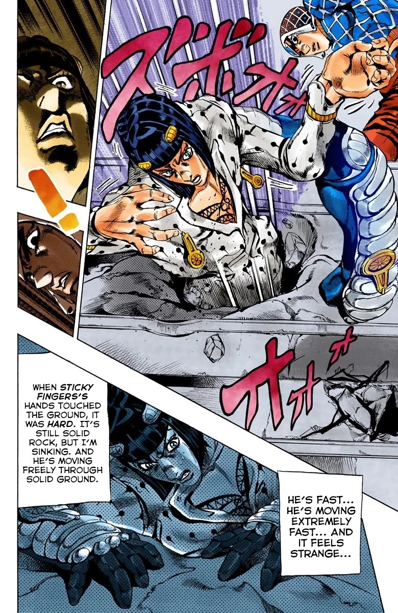 JoJo's Bizarre Adventure Part 5 - Vento Aureo (Official Colored) Chapter 116 page 16 - Chapter 116: Green Day and Oasis Part 2
