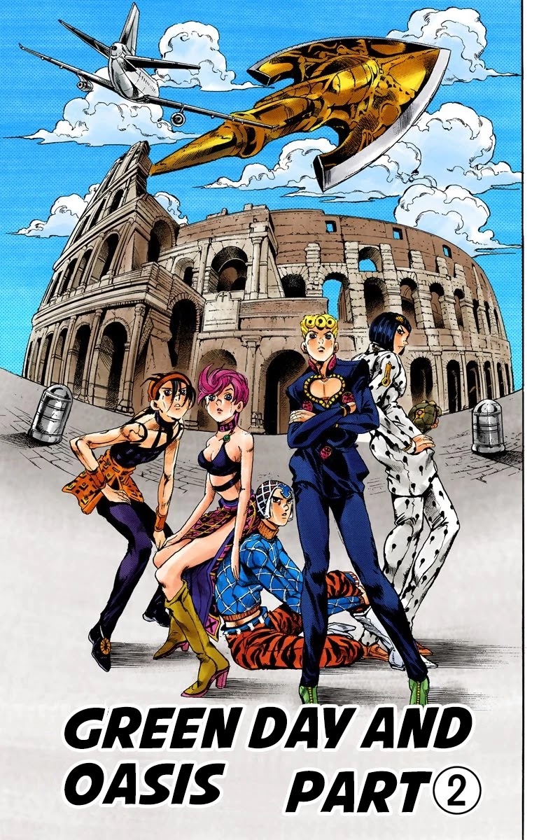 JoJo's Bizarre Adventure Part 5 - Vento Aureo (Official Colored) Chapter 116 page 2 - Chapter 116: Green Day and Oasis Part 2