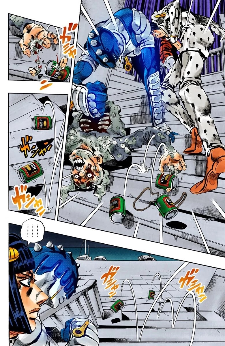 JoJo's Bizarre Adventure Part 5 - Vento Aureo (Official Colored) Chapter 116 page 5 - Chapter 116: Green Day and Oasis Part 2