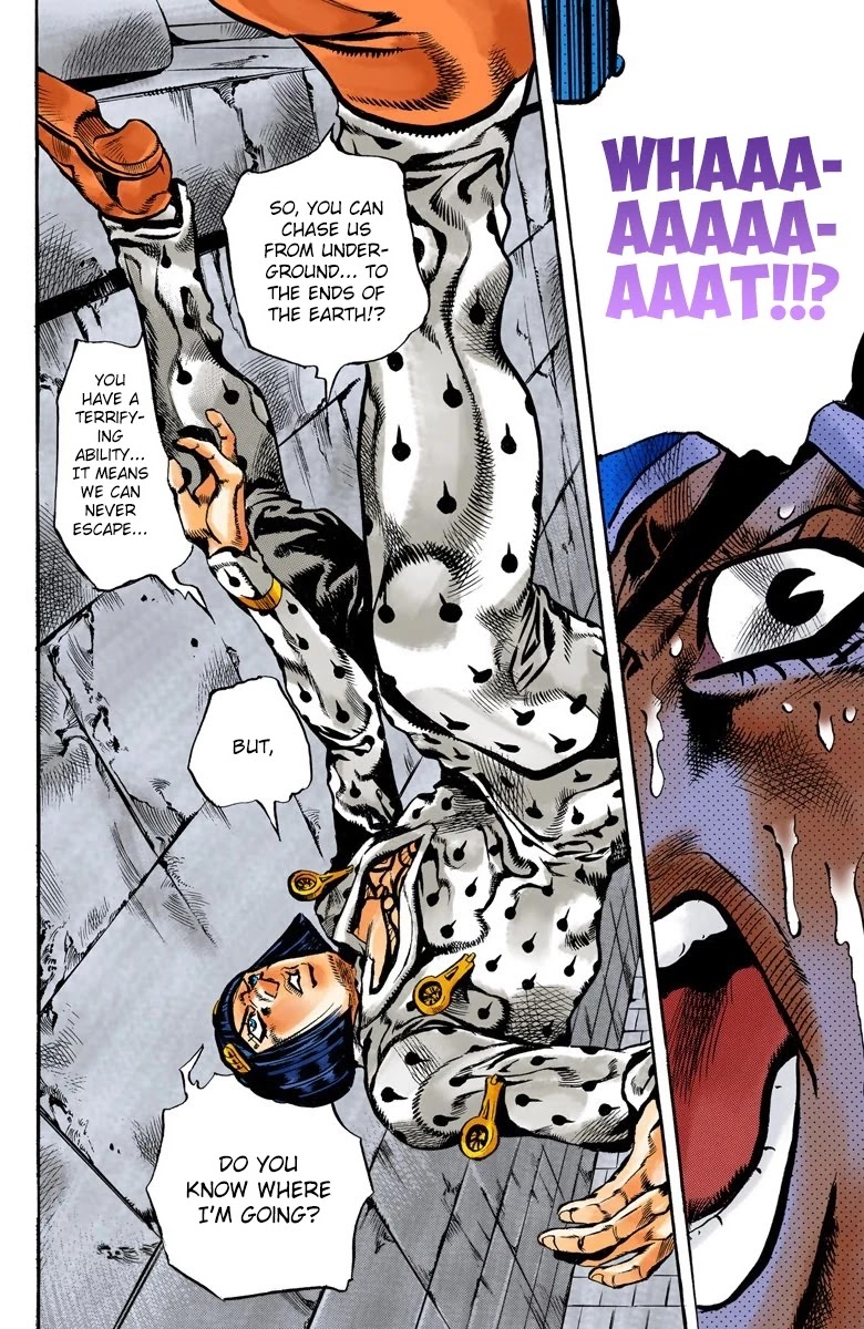 JoJo's Bizarre Adventure Part 5 - Vento Aureo (Official Colored) Chapter 117 page 16 - Chapter 117: Green Day and Oasis Part 3