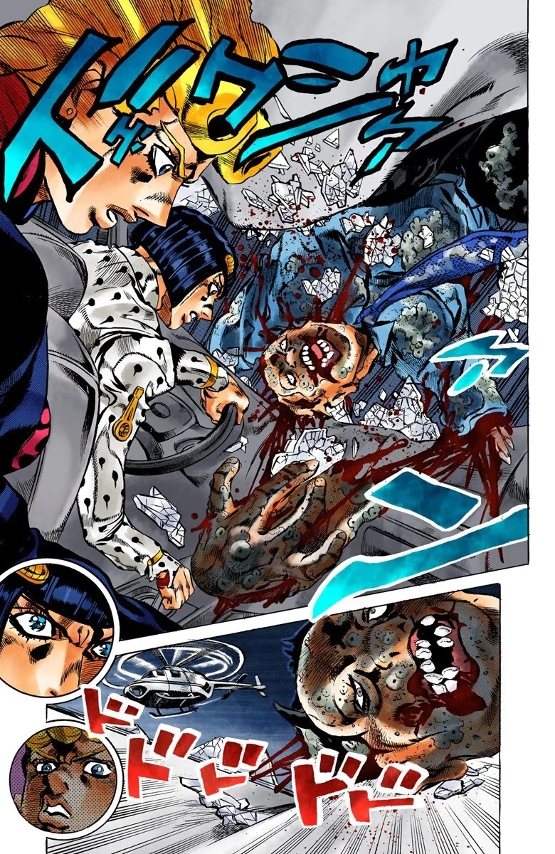 JoJo's Bizarre Adventure Part 5 - Vento Aureo (Official Colored) Chapter 118 page 16 - Chapter 118: Green Day and Oasis Part 4