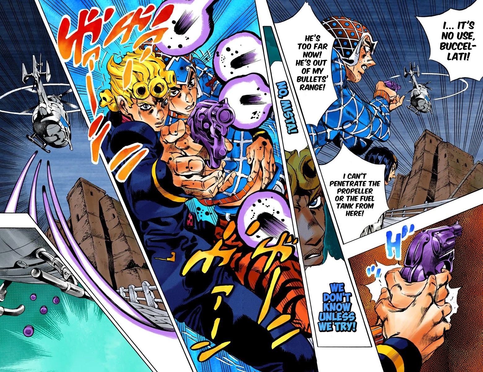 JoJo's Bizarre Adventure Part 5 - Vento Aureo (Official Colored) Chapter 119 page 14 - Chapter 119: Green Day and Oasis Part 5