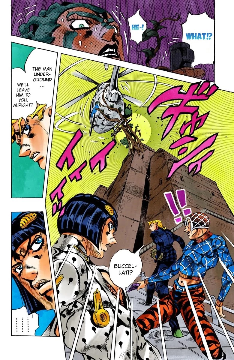 JoJo's Bizarre Adventure Part 5 - Vento Aureo (Official Colored) Chapter 119 page 17 - Chapter 119: Green Day and Oasis Part 5