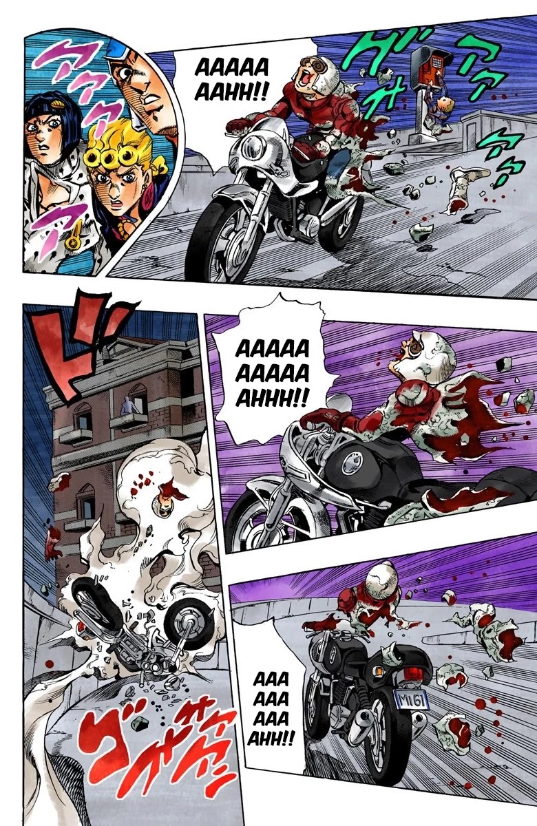 JoJo's Bizarre Adventure Part 5 - Vento Aureo (Official Colored) Chapter 119 page 8 - Chapter 119: Green Day and Oasis Part 5