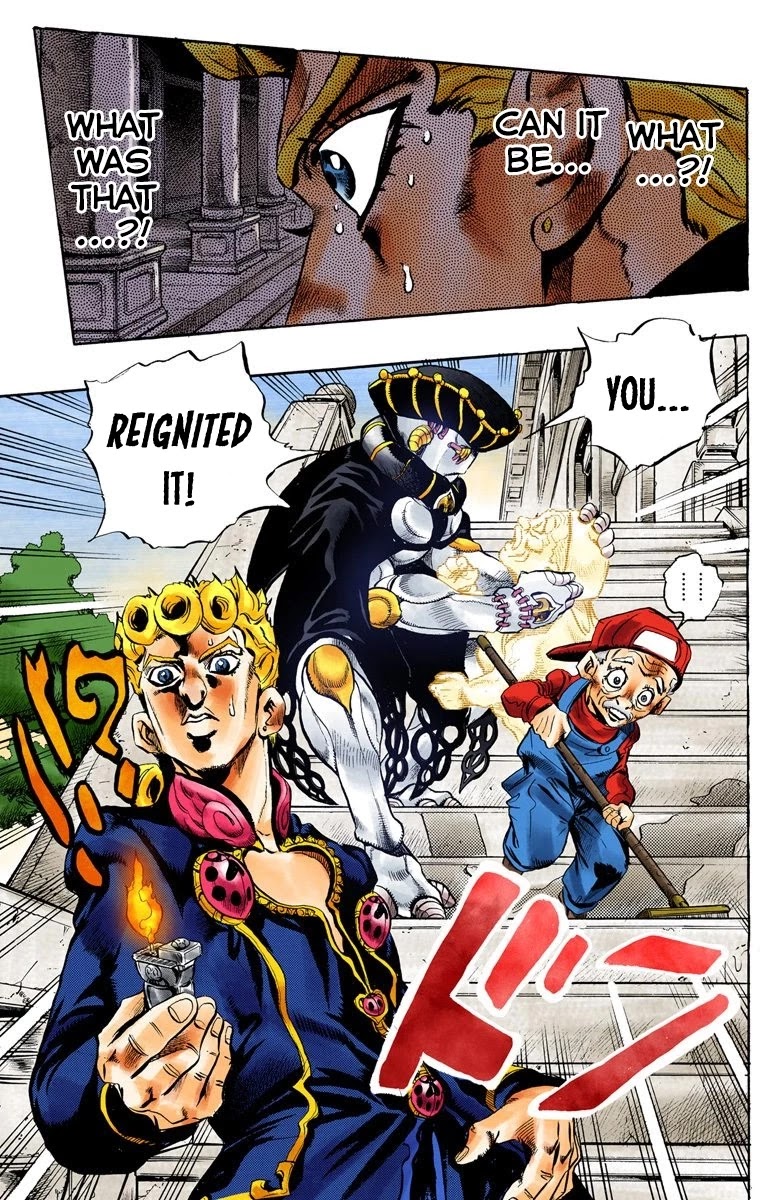 JoJo's Bizarre Adventure Part 5 - Vento Aureo (Official Colored) Chapter 12 page 12 - Chapter 12: Entering the Gang Part 2