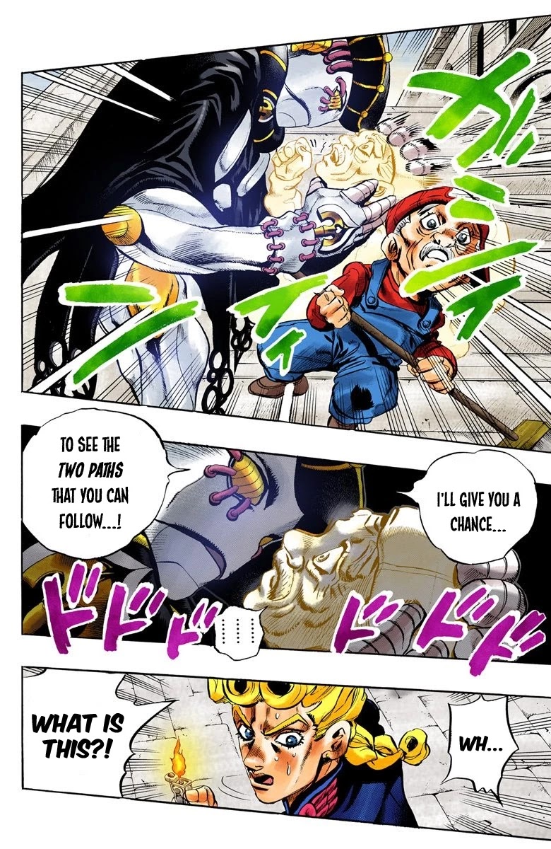 JoJo's Bizarre Adventure Part 5 - Vento Aureo (Official Colored) Chapter 12 page 13 - Chapter 12: Entering the Gang Part 2