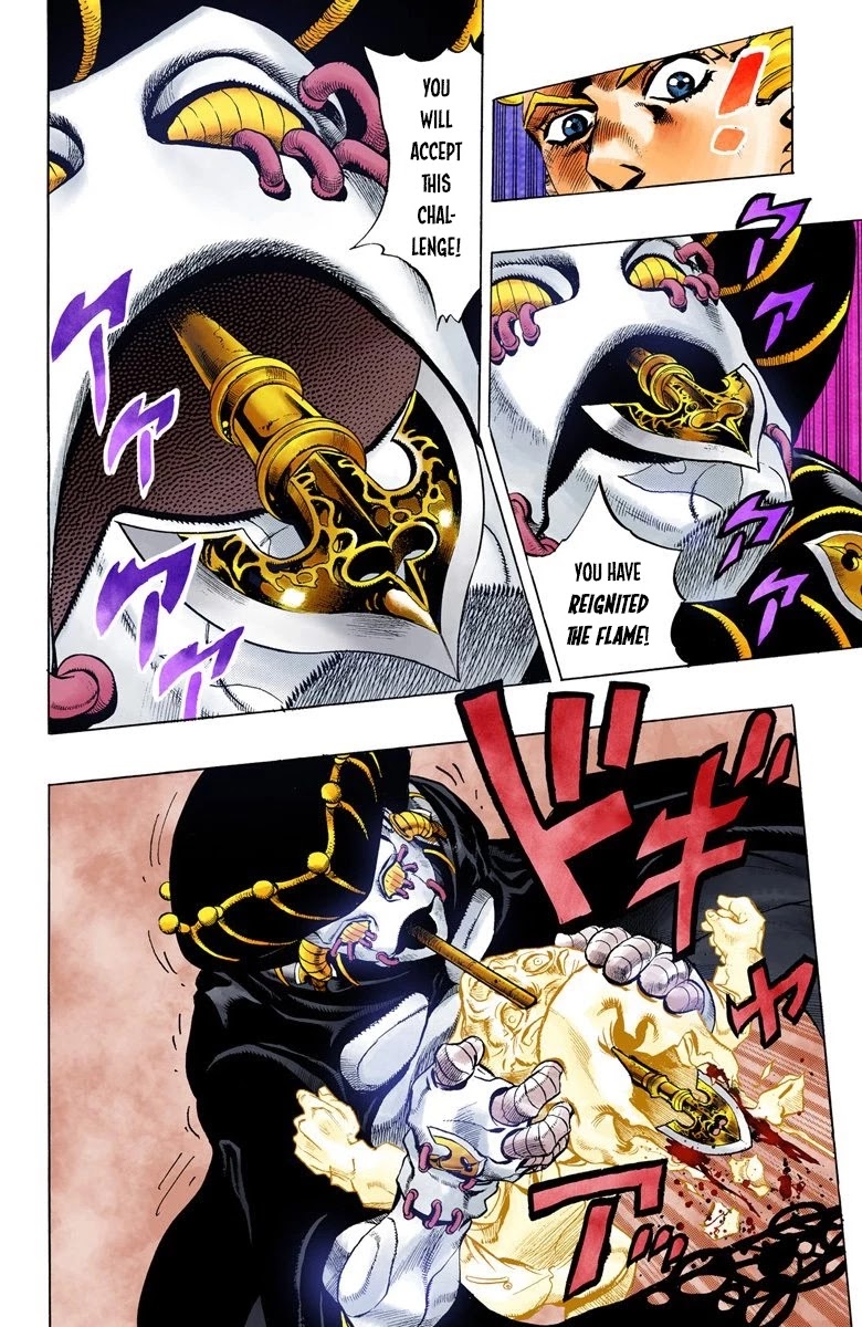 JoJo's Bizarre Adventure Part 5 - Vento Aureo (Official Colored) Chapter 12 page 15 - Chapter 12: Entering the Gang Part 2