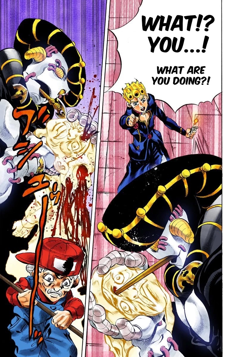 JoJo's Bizarre Adventure Part 5 - Vento Aureo (Official Colored) Chapter 12 page 16 - Chapter 12: Entering the Gang Part 2