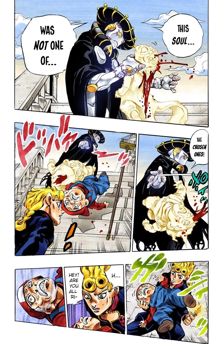 JoJo's Bizarre Adventure Part 5 - Vento Aureo (Official Colored) Chapter 12 page 17 - Chapter 12: Entering the Gang Part 2