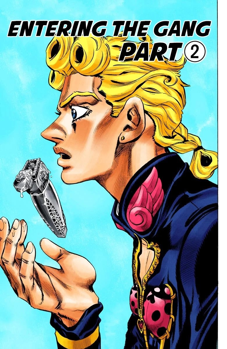 JoJo's Bizarre Adventure Part 5 - Vento Aureo (Official Colored) Chapter 12 page 2 - Chapter 12: Entering the Gang Part 2