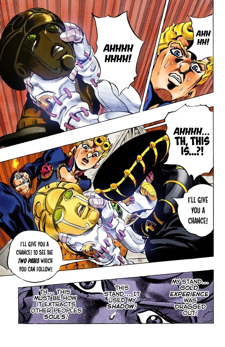 JoJo's Bizarre Adventure Part 5 - Vento Aureo (Official Colored) Chapter 12 page 22 - Chapter 12: Entering the Gang Part 2