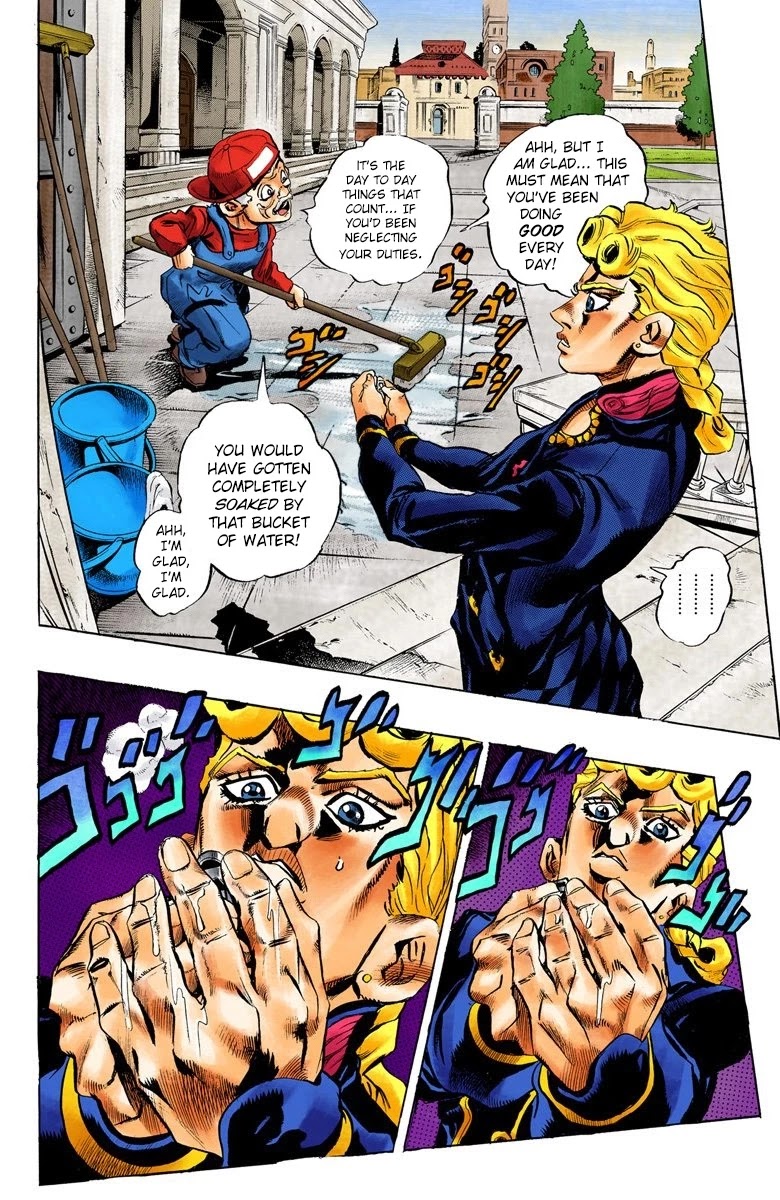 JoJo's Bizarre Adventure Part 5 - Vento Aureo (Official Colored) Chapter 12 page 3 - Chapter 12: Entering the Gang Part 2