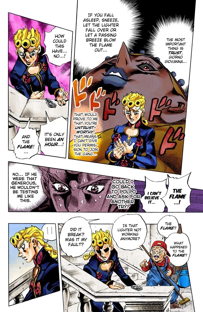 JoJo's Bizarre Adventure Part 5 - Vento Aureo (Official Colored) Chapter 12 page 5 - Chapter 12: Entering the Gang Part 2