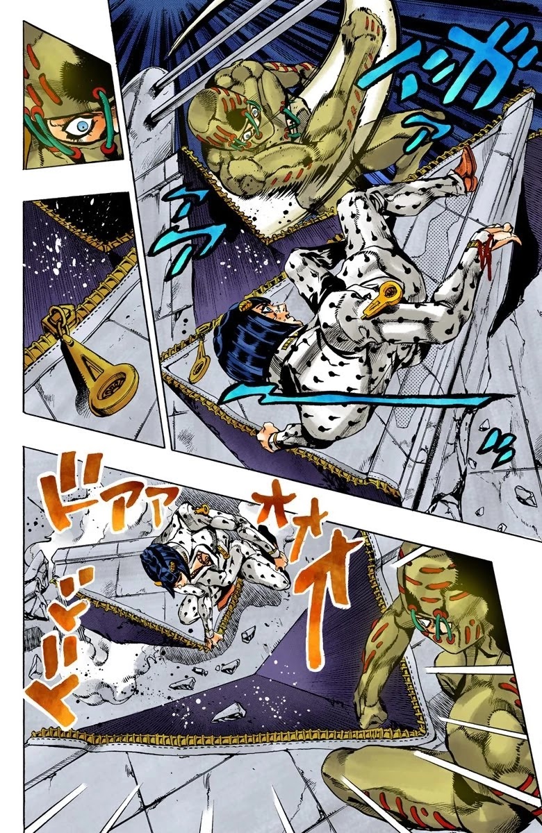 JoJo's Bizarre Adventure Part 5 - Vento Aureo (Official Colored) Chapter 120 page 11 - Chapter 120: Green Day and Oasis Part 6