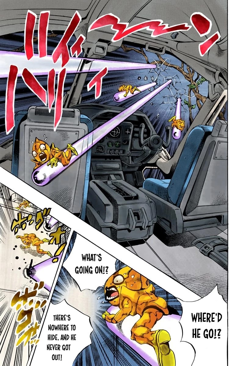 JoJo's Bizarre Adventure Part 5 - Vento Aureo (Official Colored) Chapter 120 page 18 - Chapter 120: Green Day and Oasis Part 6