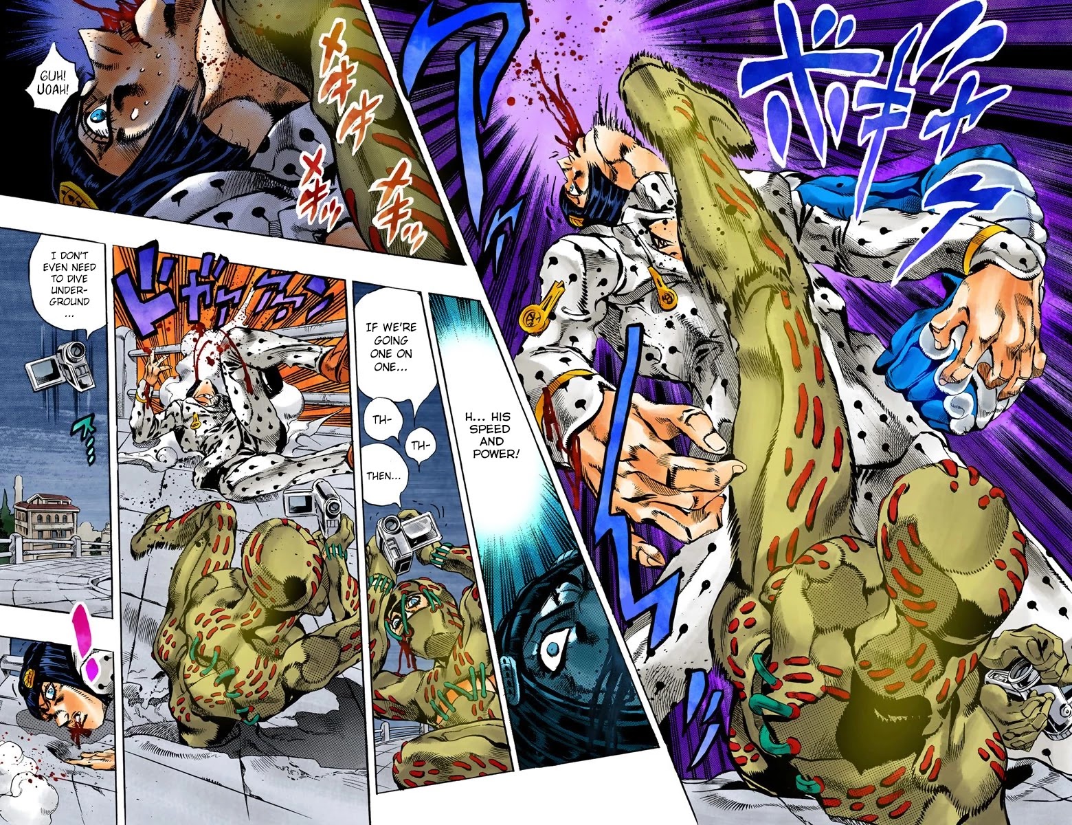 JoJo's Bizarre Adventure Part 5 - Vento Aureo (Official Colored) Chapter 120 page 6 - Chapter 120: Green Day and Oasis Part 6