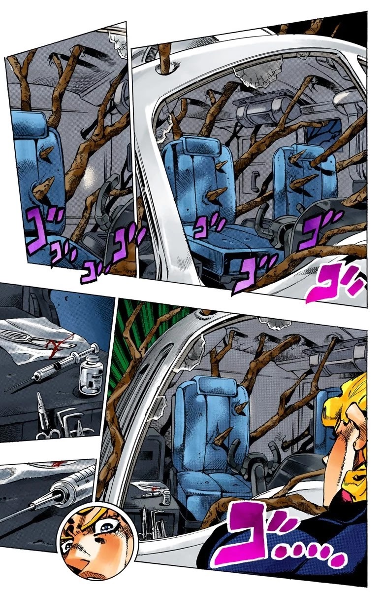 JoJo's Bizarre Adventure Part 5 - Vento Aureo (Official Colored) Chapter 121 page 11 - Chapter 121: Green Day and Oasis Part 7