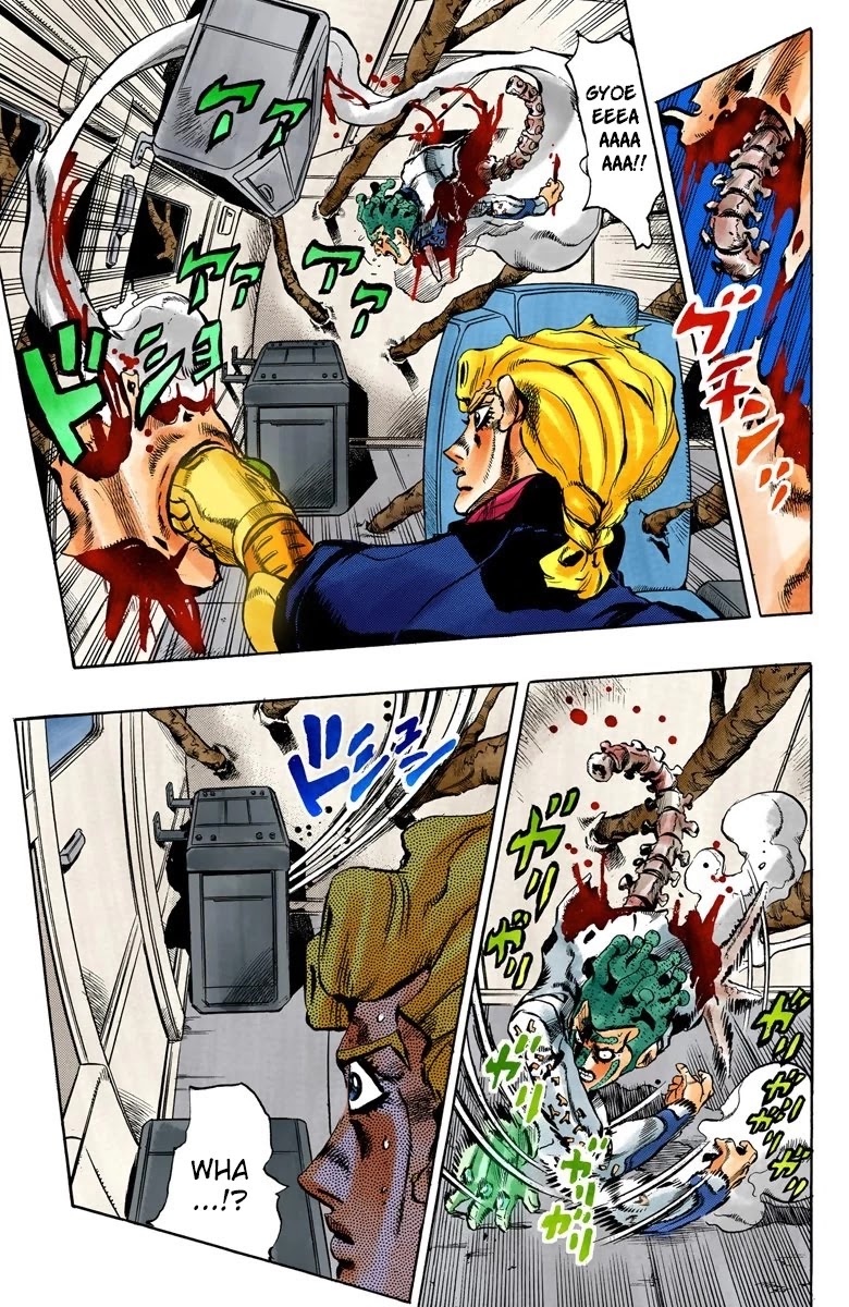 JoJo's Bizarre Adventure Part 5 - Vento Aureo (Official Colored) Chapter 121 page 16 - Chapter 121: Green Day and Oasis Part 7