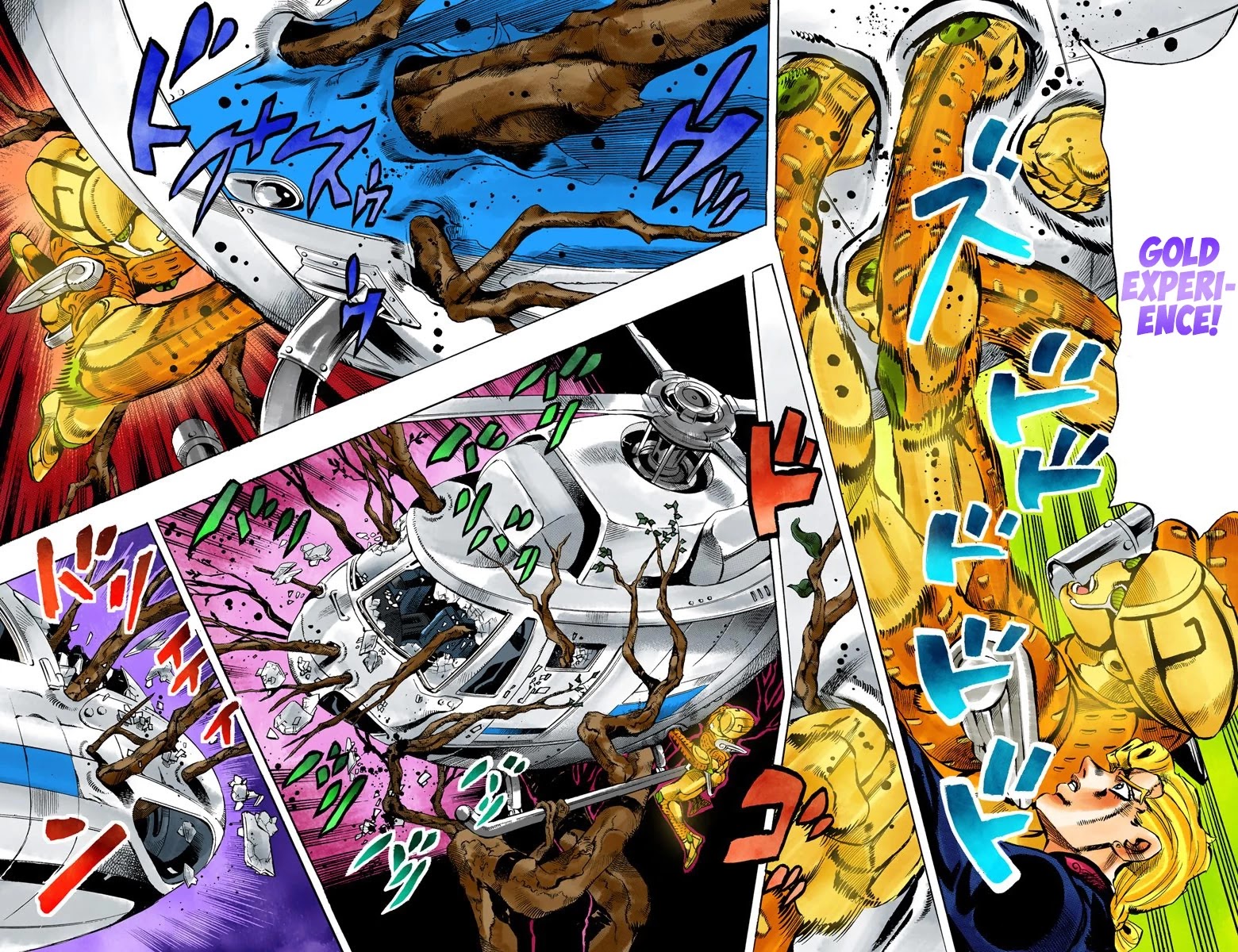 JoJo's Bizarre Adventure Part 5 - Vento Aureo (Official Colored) Chapter 121 page 9 - Chapter 121: Green Day and Oasis Part 7