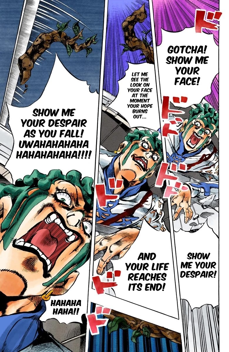 JoJo's Bizarre Adventure Part 5 - Vento Aureo (Official Colored) Chapter 122 page 15 - Chapter 122: Green Day and Oasis Part 8