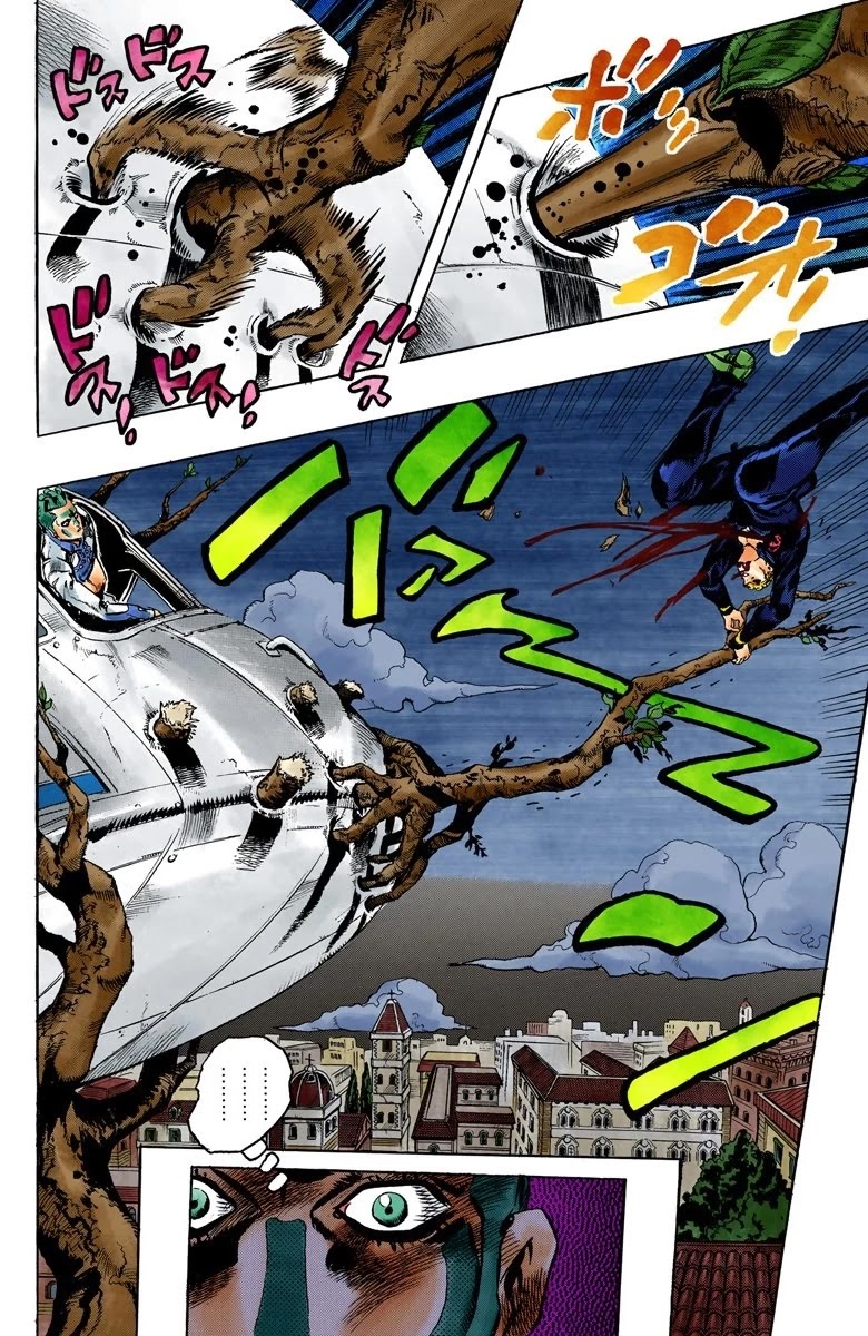 JoJo's Bizarre Adventure Part 5 - Vento Aureo (Official Colored) Chapter 122 page 9 - Chapter 122: Green Day and Oasis Part 8