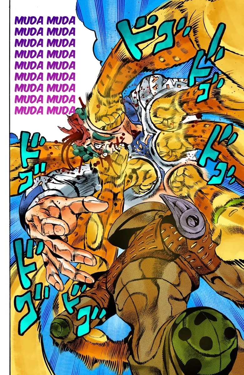 JoJo's Bizarre Adventure Part 5 - Vento Aureo (Official Colored) Chapter 123 page 12 - Chapter 123: Green Day and Oasis Part 9