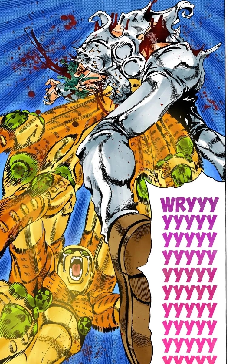 JoJo's Bizarre Adventure Part 5 - Vento Aureo (Official Colored) Chapter 123 page 15 - Chapter 123: Green Day and Oasis Part 9