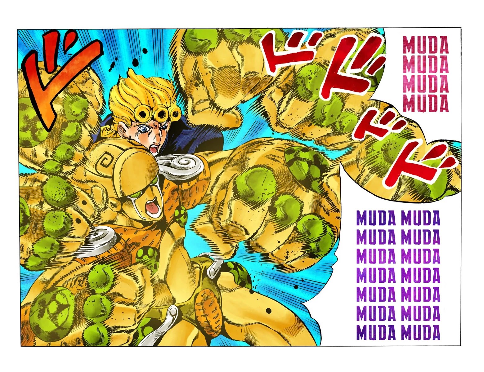 JoJo's Bizarre Adventure Part 5 - Vento Aureo (Official Colored) Chapter 123 page 16 - Chapter 123: Green Day and Oasis Part 9