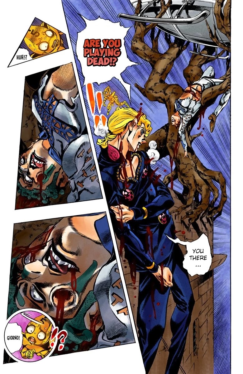 JoJo's Bizarre Adventure Part 5 - Vento Aureo (Official Colored) Chapter 123 page 3 - Chapter 123: Green Day and Oasis Part 9