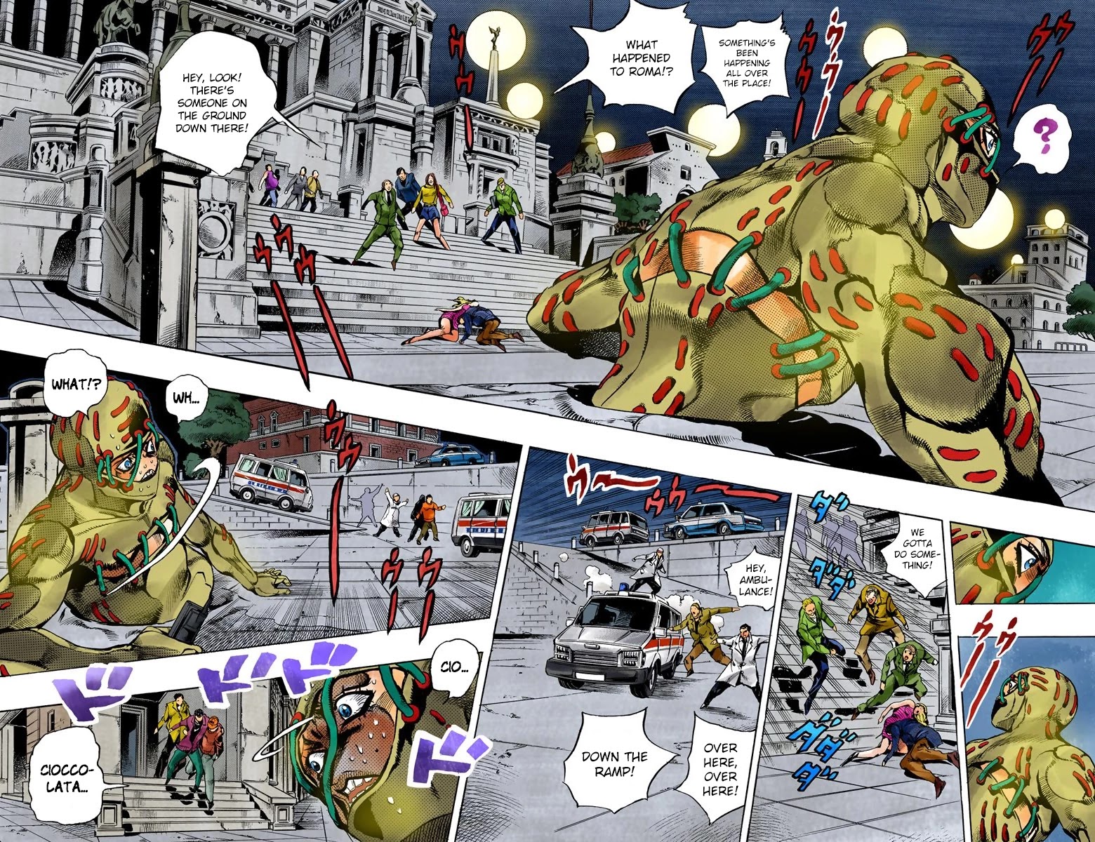 JoJo's Bizarre Adventure Part 5 - Vento Aureo (Official Colored) Chapter 124 page 9 - Chapter 124: Green Day and Oasis Part 10