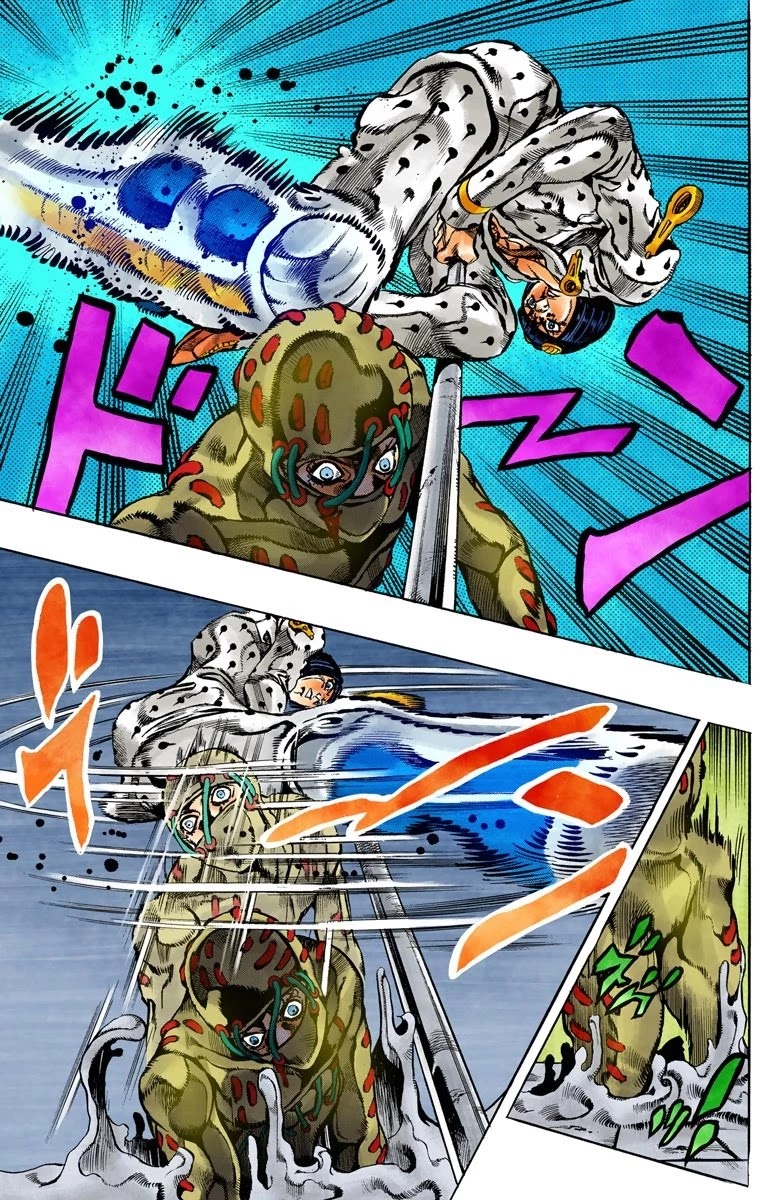JoJo's Bizarre Adventure Part 5 - Vento Aureo (Official Colored) Chapter 125 page 5 - Chapter 125: Green Day and Oasis Part 11