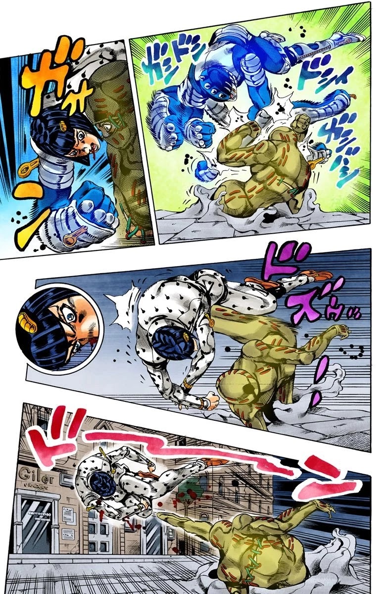JoJo's Bizarre Adventure Part 5 - Vento Aureo (Official Colored) Chapter 125 page 9 - Chapter 125: Green Day and Oasis Part 11