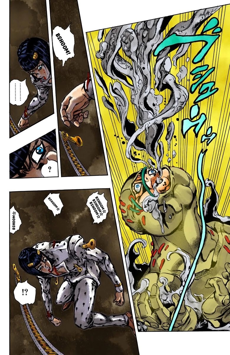 JoJo's Bizarre Adventure Part 5 - Vento Aureo (Official Colored) Chapter 126 page 13 - Chapter 126: Green Day and Oasis Part 12
