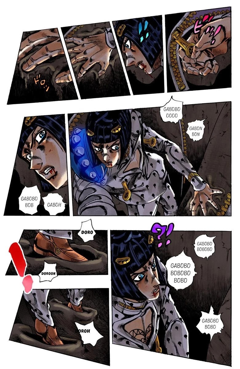 JoJo's Bizarre Adventure Part 5 - Vento Aureo (Official Colored) Chapter 126 page 6 - Chapter 126: Green Day and Oasis Part 12