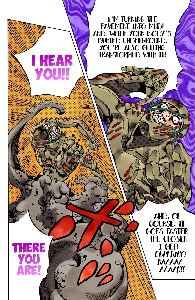 JoJo's Bizarre Adventure Part 5 - Vento Aureo (Official Colored) Chapter 127 page 13 - Chapter 127: Green Day and Oasis Part 13