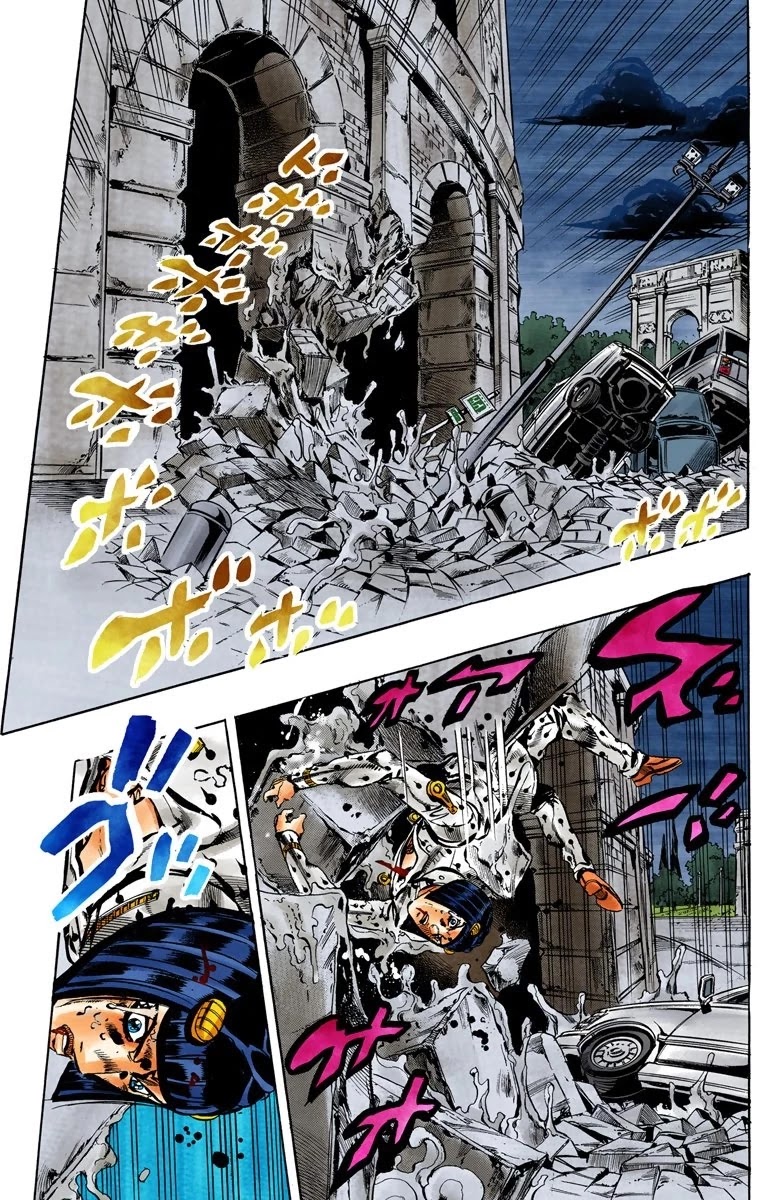 JoJo's Bizarre Adventure Part 5 - Vento Aureo (Official Colored) Chapter 127 page 14 - Chapter 127: Green Day and Oasis Part 13