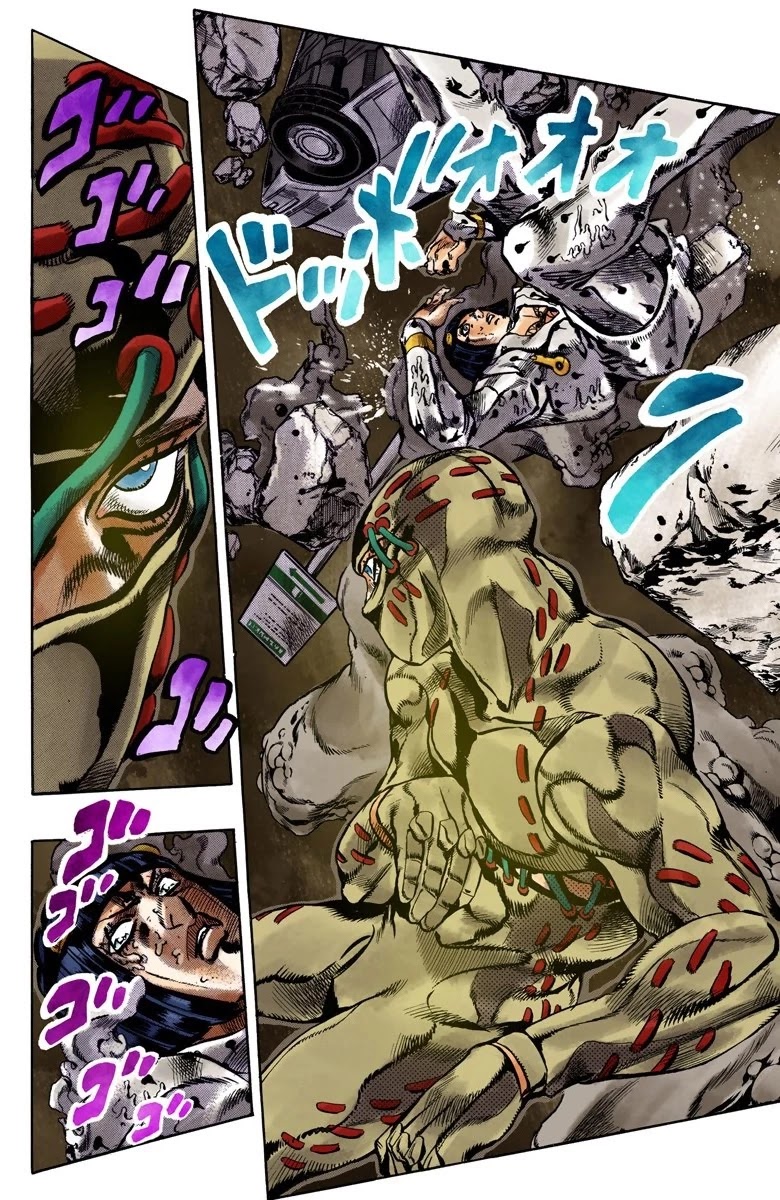 JoJo's Bizarre Adventure Part 5 - Vento Aureo (Official Colored) Chapter 127 page 15 - Chapter 127: Green Day and Oasis Part 13