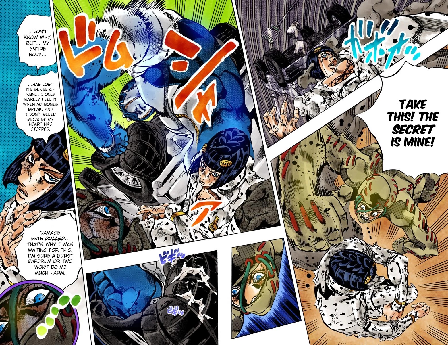 JoJo's Bizarre Adventure Part 5 - Vento Aureo (Official Colored) Chapter 127 page 17 - Chapter 127: Green Day and Oasis Part 13