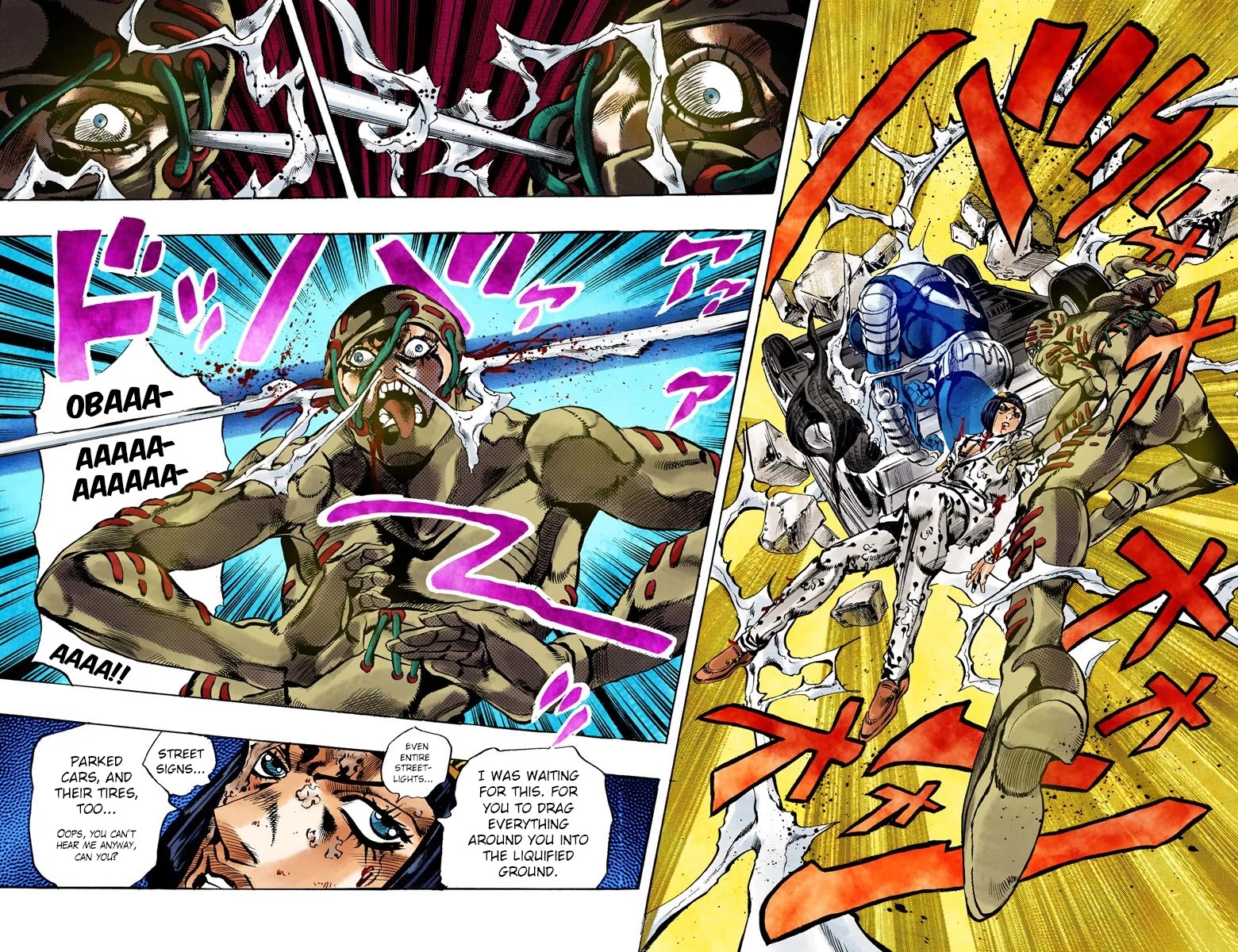 JoJo's Bizarre Adventure Part 5 - Vento Aureo (Official Colored) Chapter 127 page 18 - Chapter 127: Green Day and Oasis Part 13