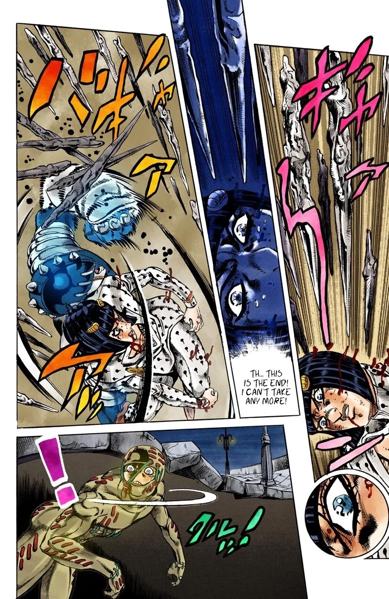 JoJo's Bizarre Adventure Part 5 - Vento Aureo (Official Colored) Chapter 127 page 5 - Chapter 127: Green Day and Oasis Part 13