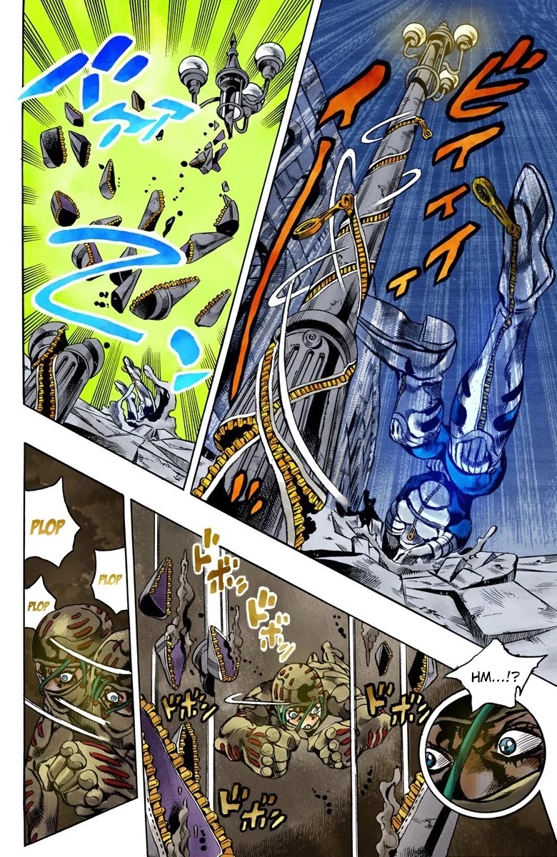 JoJo's Bizarre Adventure Part 5 - Vento Aureo (Official Colored) Chapter 127 page 9 - Chapter 127: Green Day and Oasis Part 13