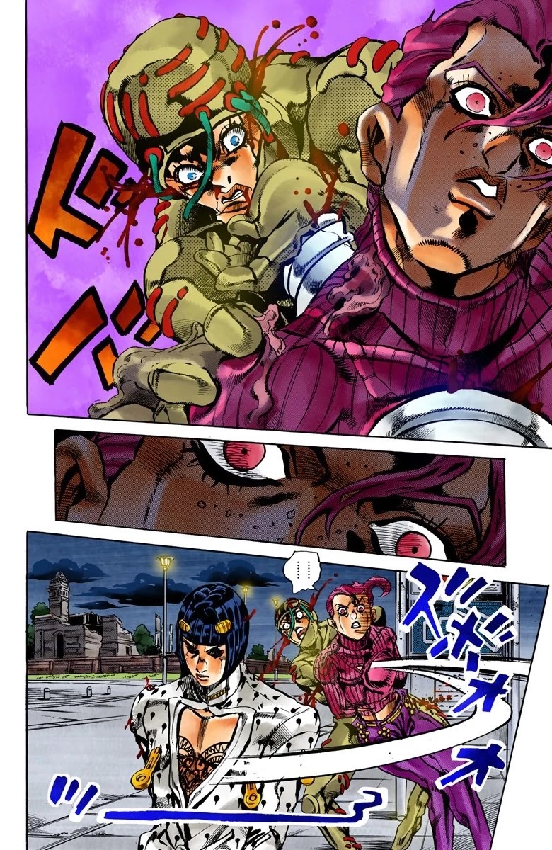 JoJo's Bizarre Adventure Part 5 - Vento Aureo (Official Colored) Chapter 128 page 13 - Chapter 128: Green Day and Oasis Part 14