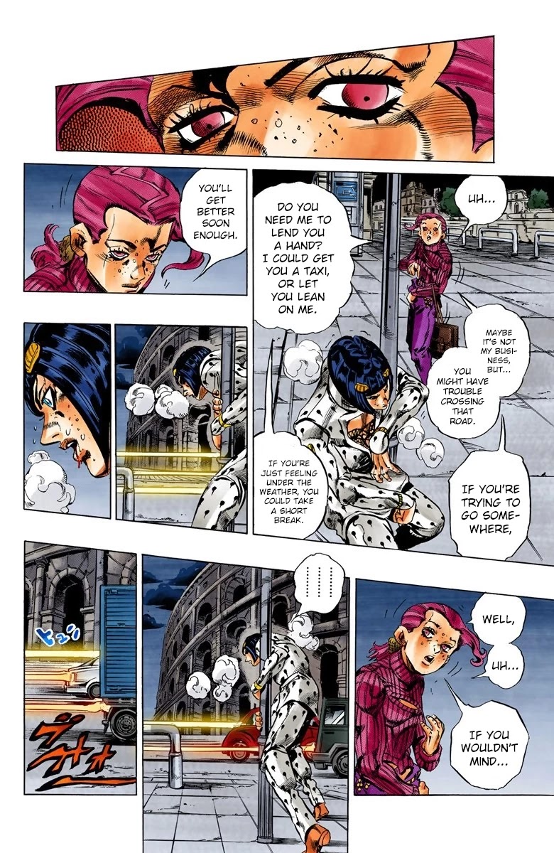 JoJo's Bizarre Adventure Part 5 - Vento Aureo (Official Colored) Chapter 128 page 19 - Chapter 128: Green Day and Oasis Part 14