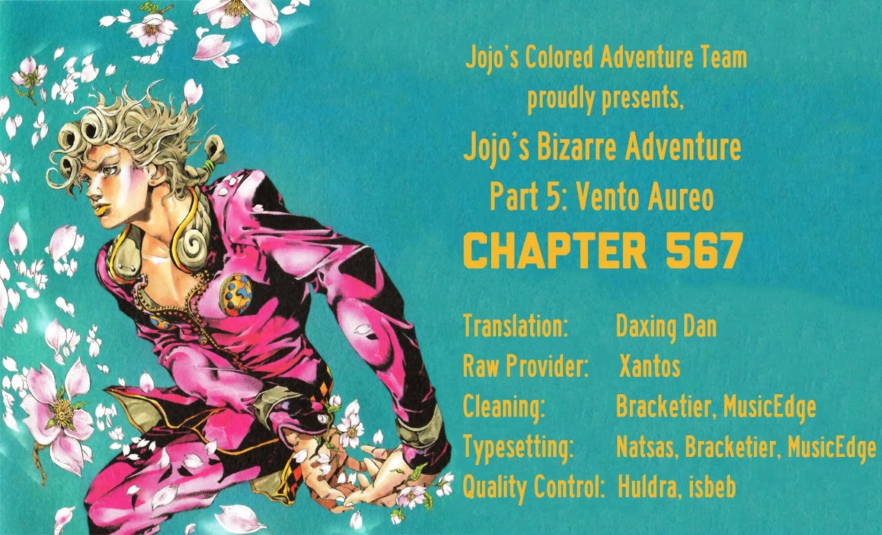 JoJo's Bizarre Adventure Part 5 - Vento Aureo (Official Colored) Chapter 128 page 21 - Chapter 128: Green Day and Oasis Part 14